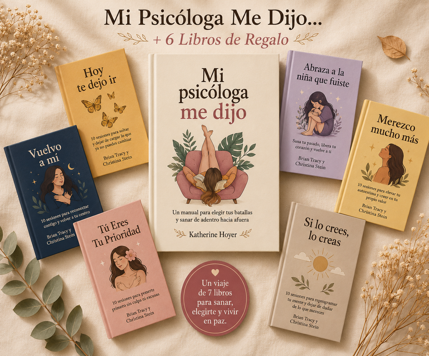 Mi psicóloga me dijo + 6 libros de regalo 🎁